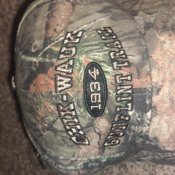 Chik-Wauk Gunflint Trail Camo Embroidered Strap-on Hat Cap - Picture 2 of 7
